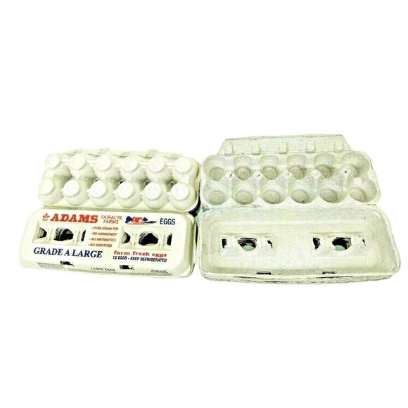 Reusable Egg Cartons For 12 Eggs Large Grade 6 Count Art Crafts Organization 47b - Picture 2 of 4